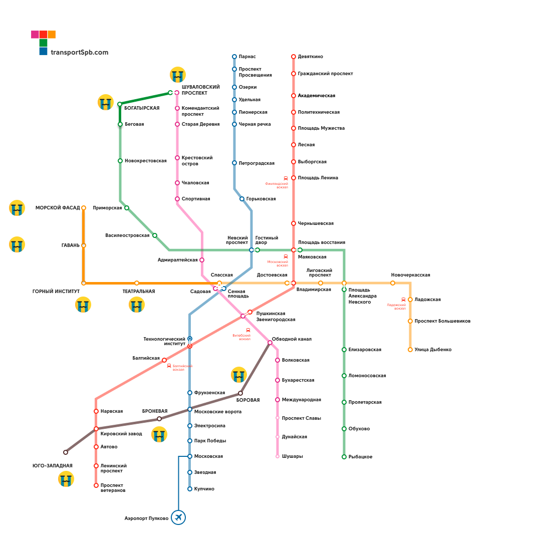 План развития петербургского метро