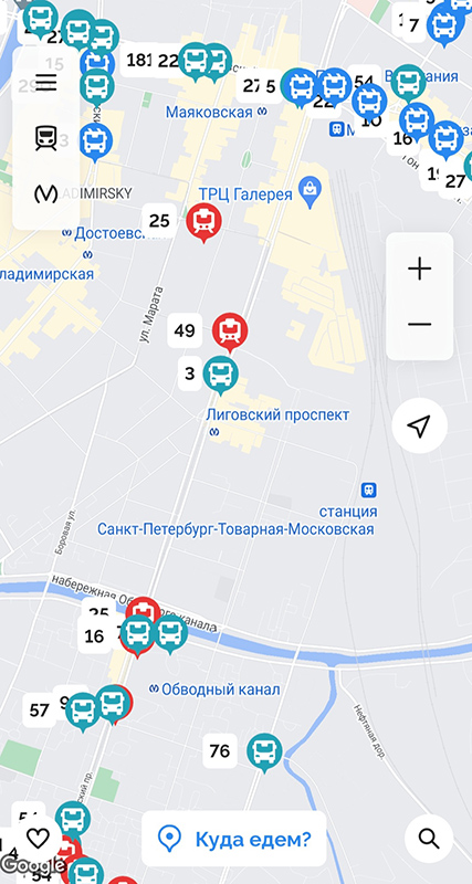 Транспорт СПб в кармане: абсолютно новая версия приложения